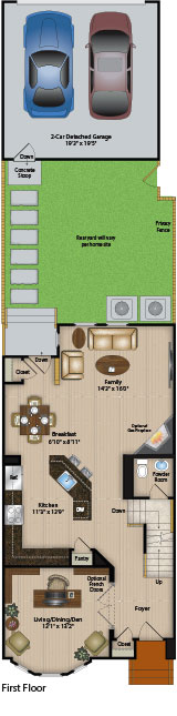 Floor plan for The Cooper