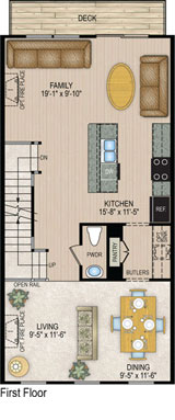 Floor plan for The Frederick