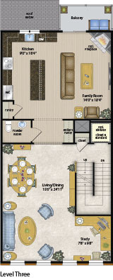 Floor plan for The McHenry